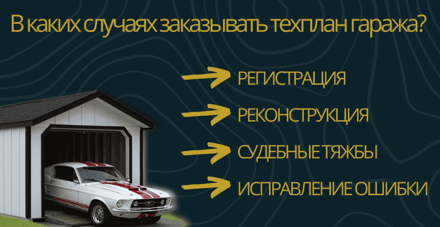 Заказать техплан гаража в Зеленограде и Зеленоградском округе под ключ